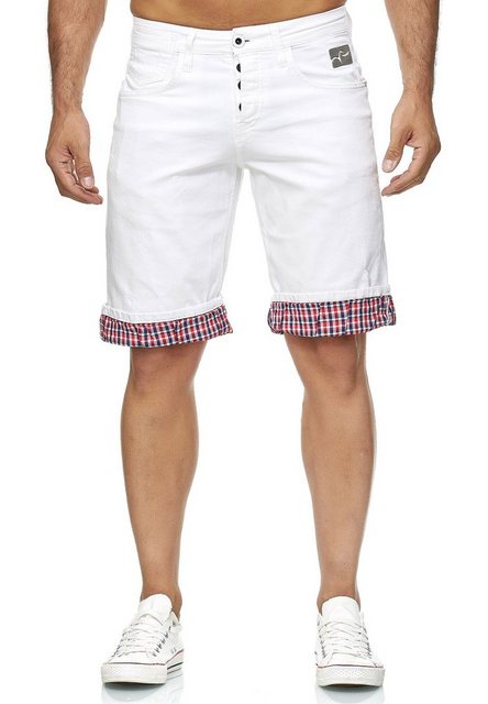 Rusty Neal Shorts Birken mit tollem Karodetail günstig online kaufen