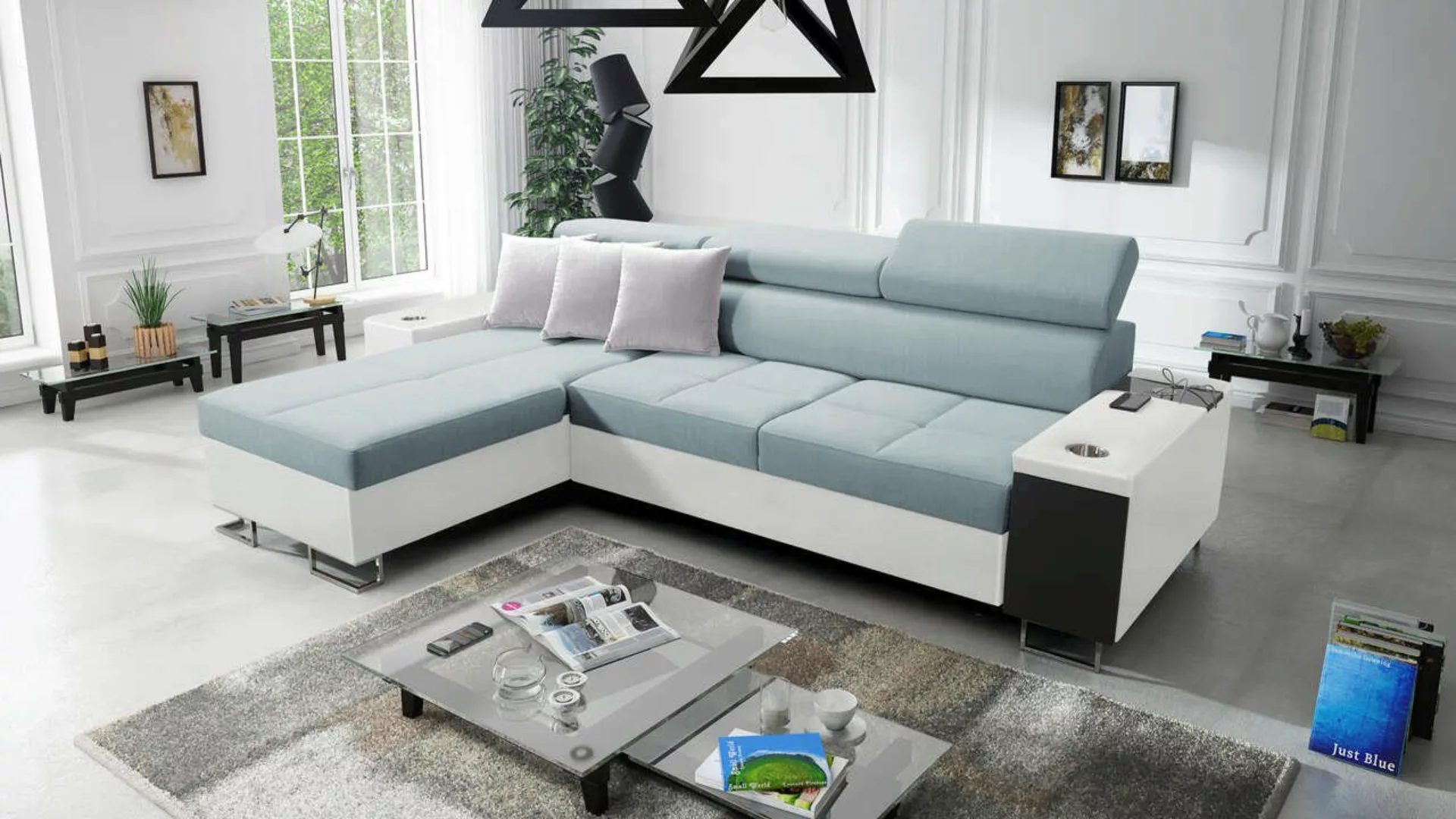 Best for Home Ecksofa Anita I Mini Luxus und Elegantes mit Schlaffunktion, günstig online kaufen