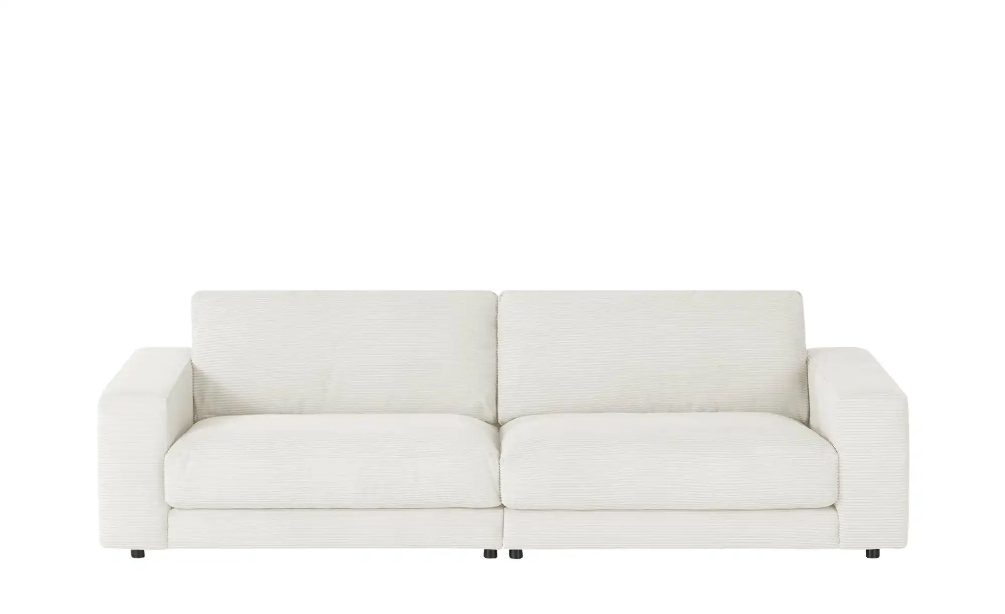 Jette Home Sofa Cord Sila ¦ weiß ¦ Maße (cm): B: 250 H: 85 T: 127 Polstermö günstig online kaufen