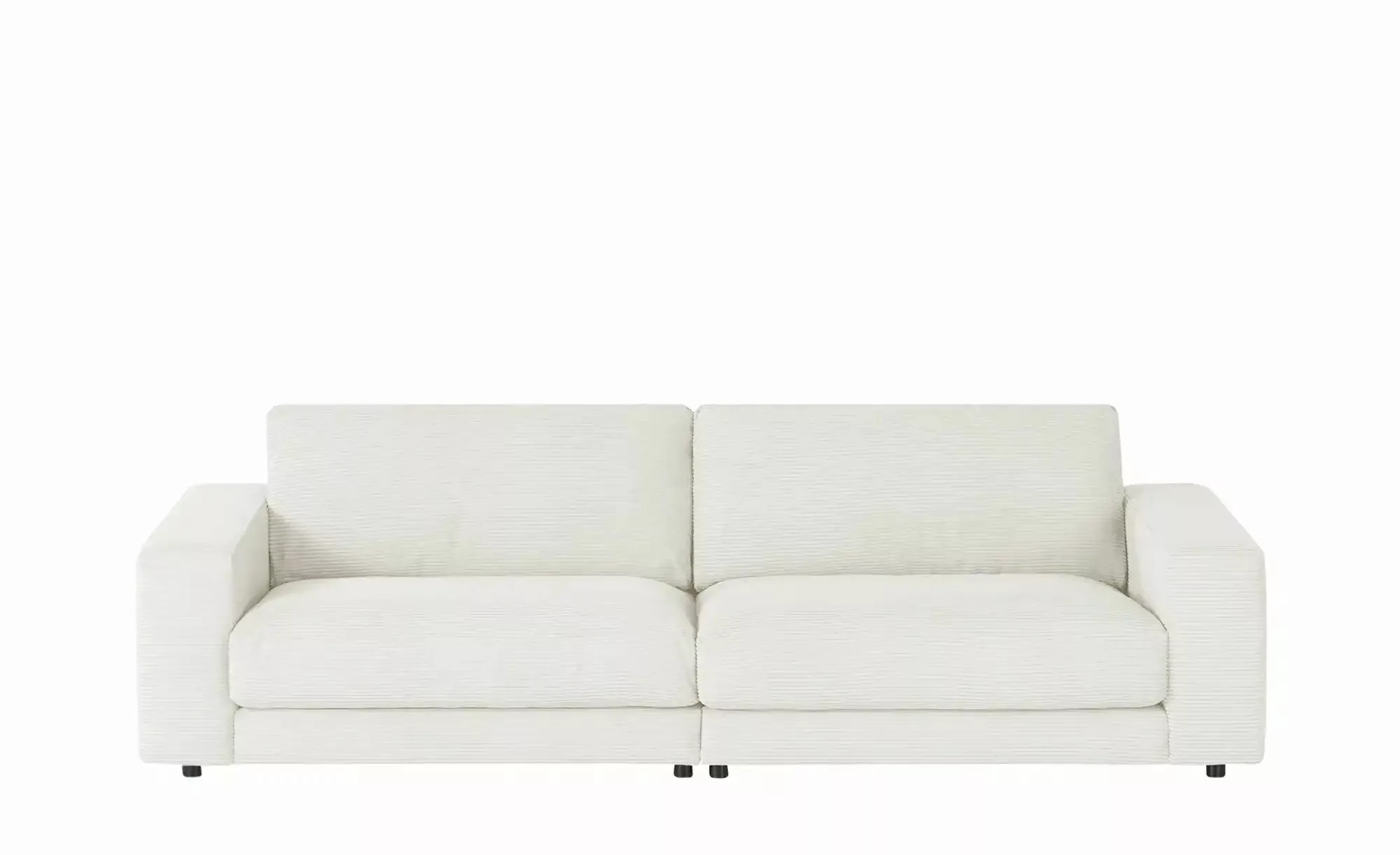 Jette Home Sofa Cord Sila ¦ weiß ¦ Maße (cm): B: 250 H: 85 T: 127.0 Polster günstig online kaufen