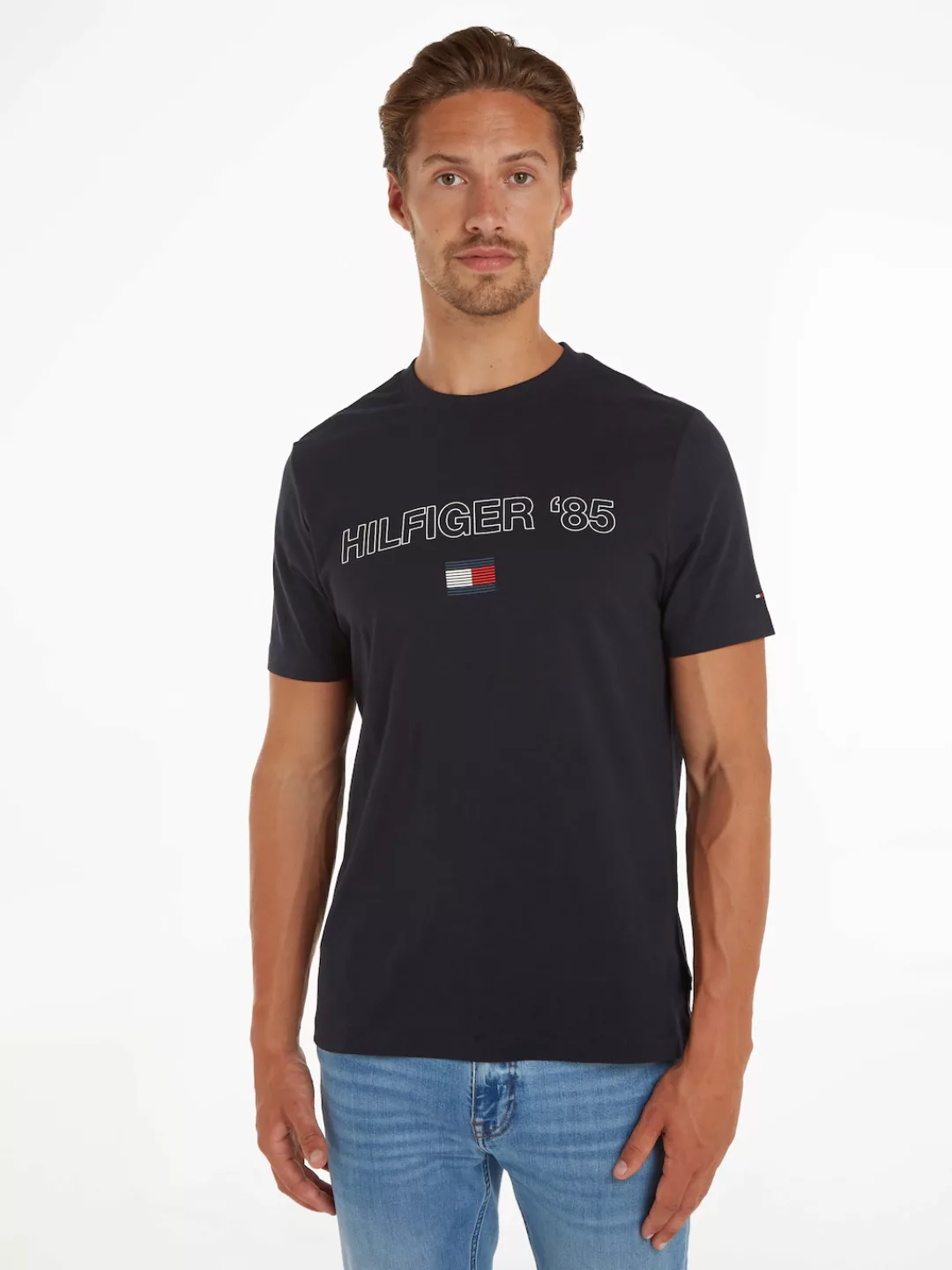 Tommy Hilfiger T-Shirt HILFIGER 85 TEE günstig online kaufen