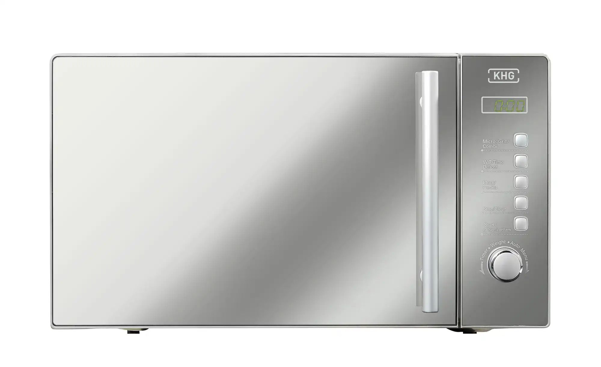KHG Mikrowelle  MW-20GSD ¦ silber ¦ Metall lackiert,Kunststoff ¦ Maße (cm): günstig online kaufen