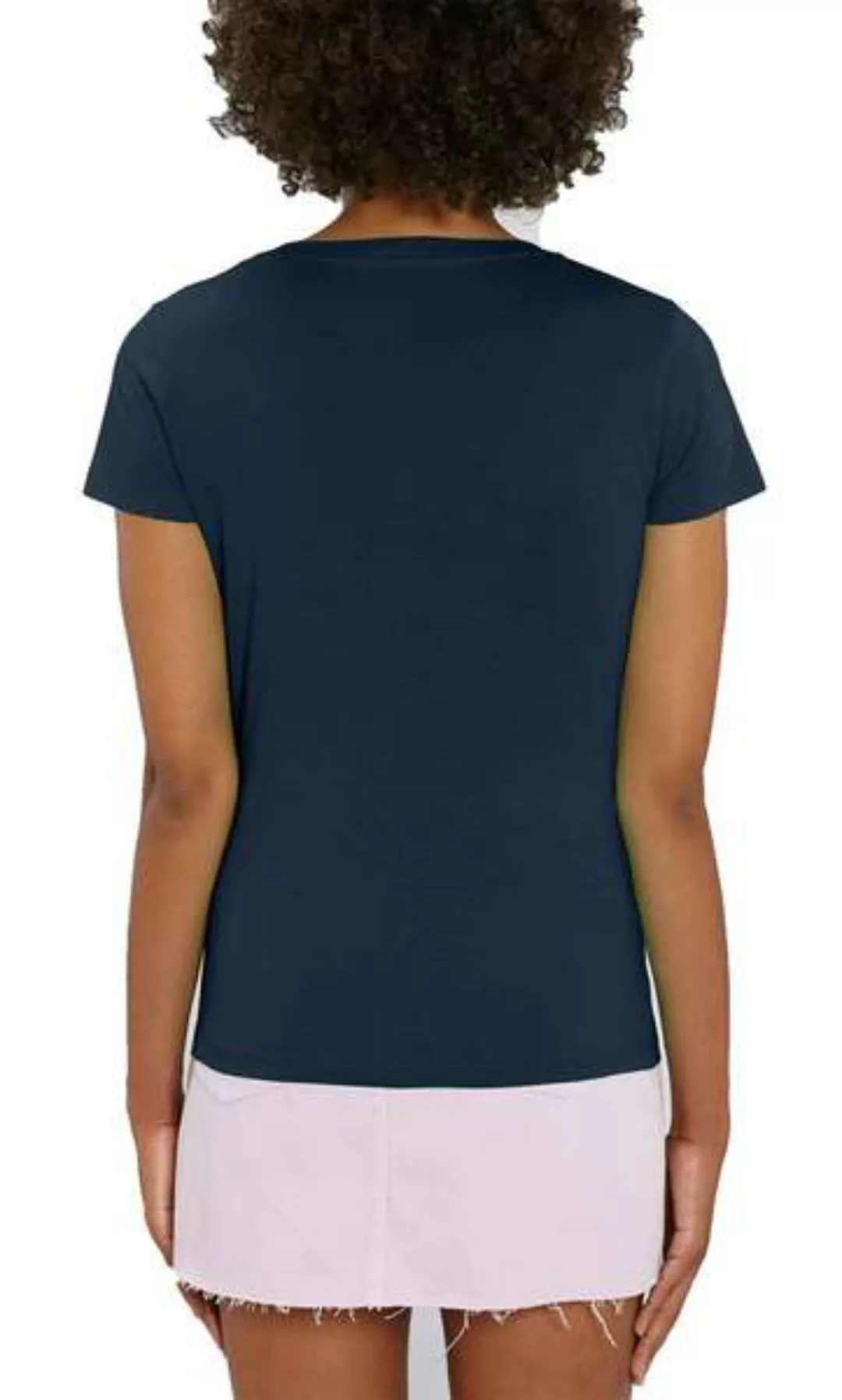 Damen Bio T-shirt Mit V Ausschnitt. Basic V Neck Shirt Baumwolle (Bio) günstig online kaufen
