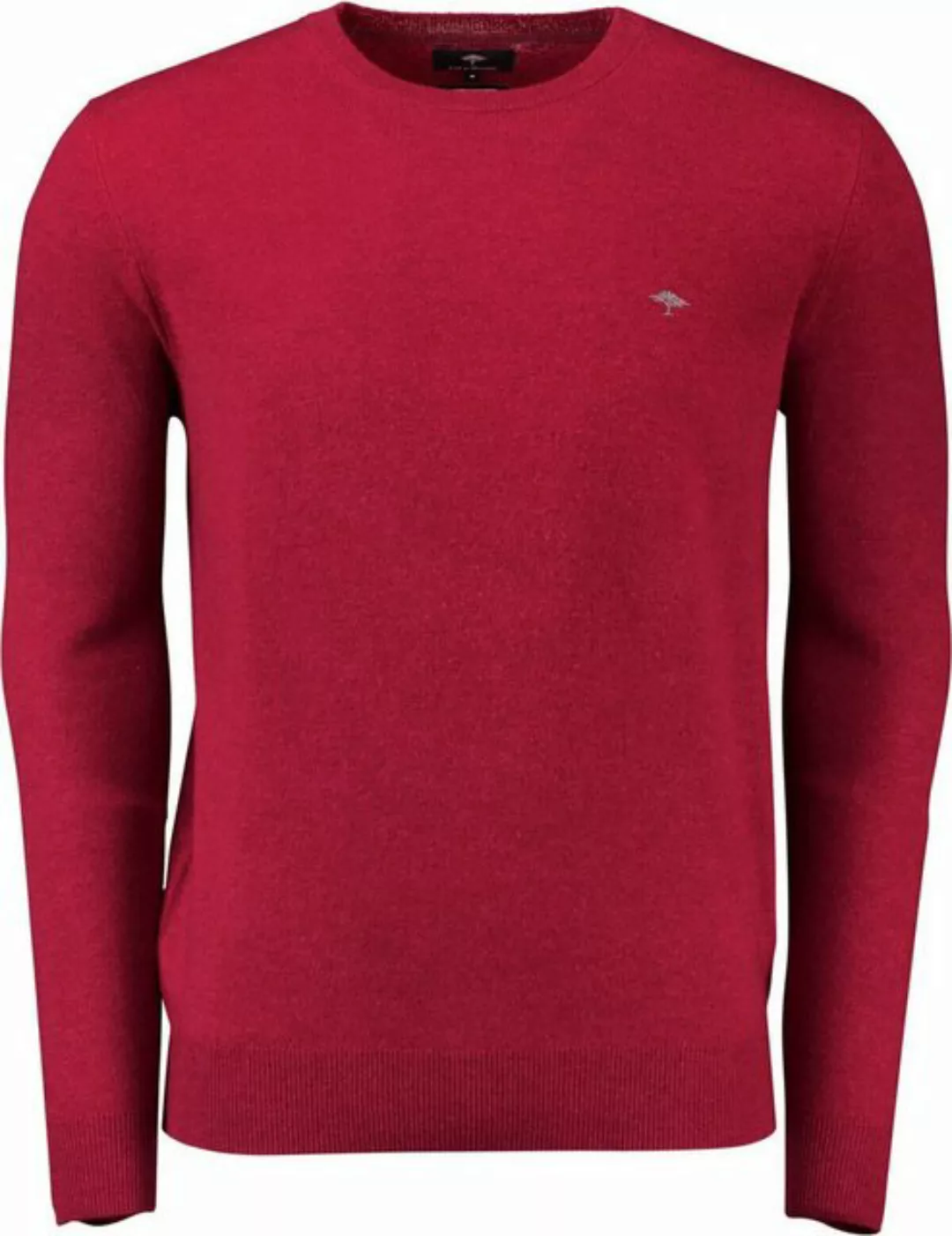 FYNCH-HATTON Strickpullover FYNCH HATTON Rundhals Pullover rot günstig online kaufen