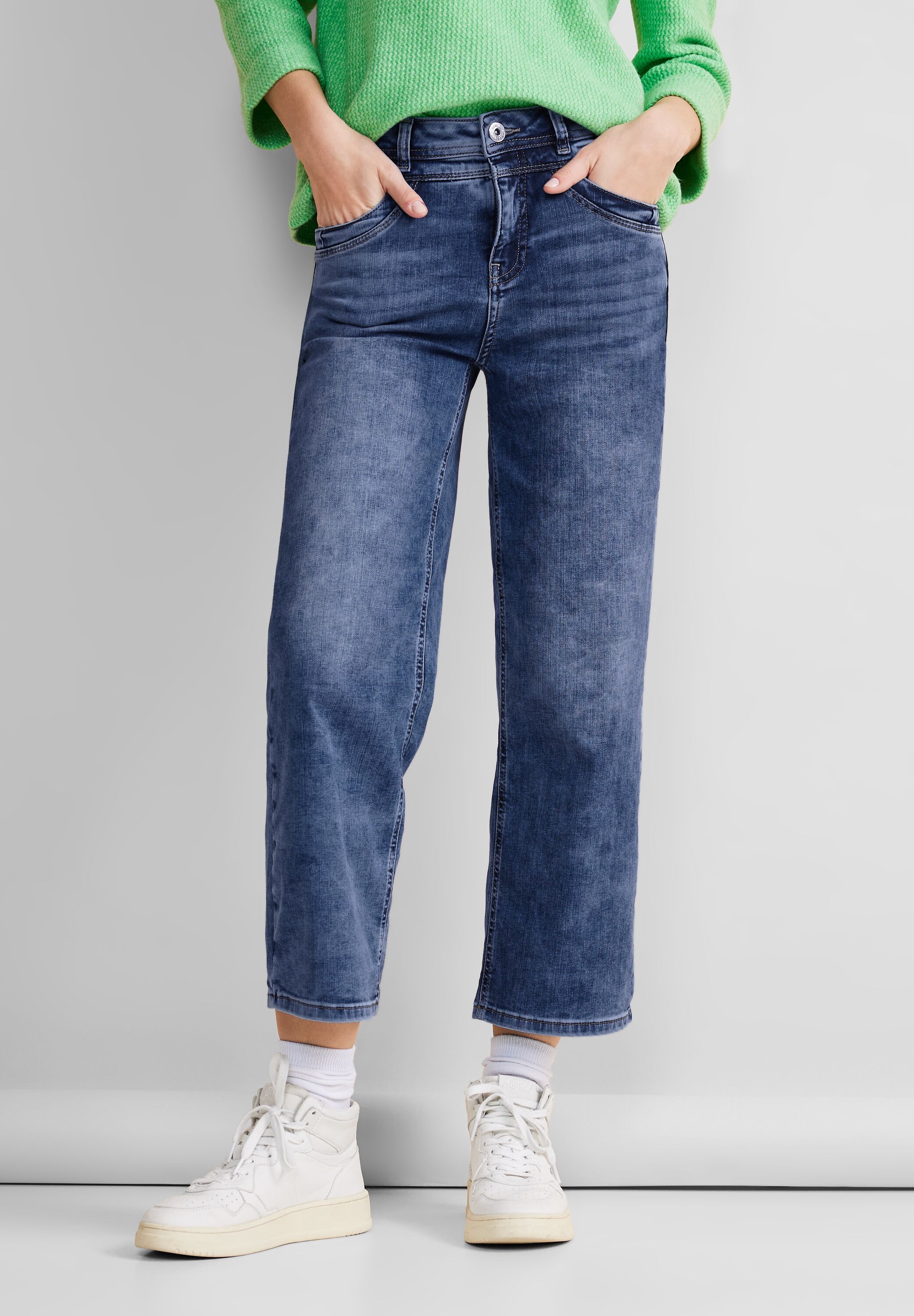 STREET ONE Gerade Jeans, High Waist günstig online kaufen