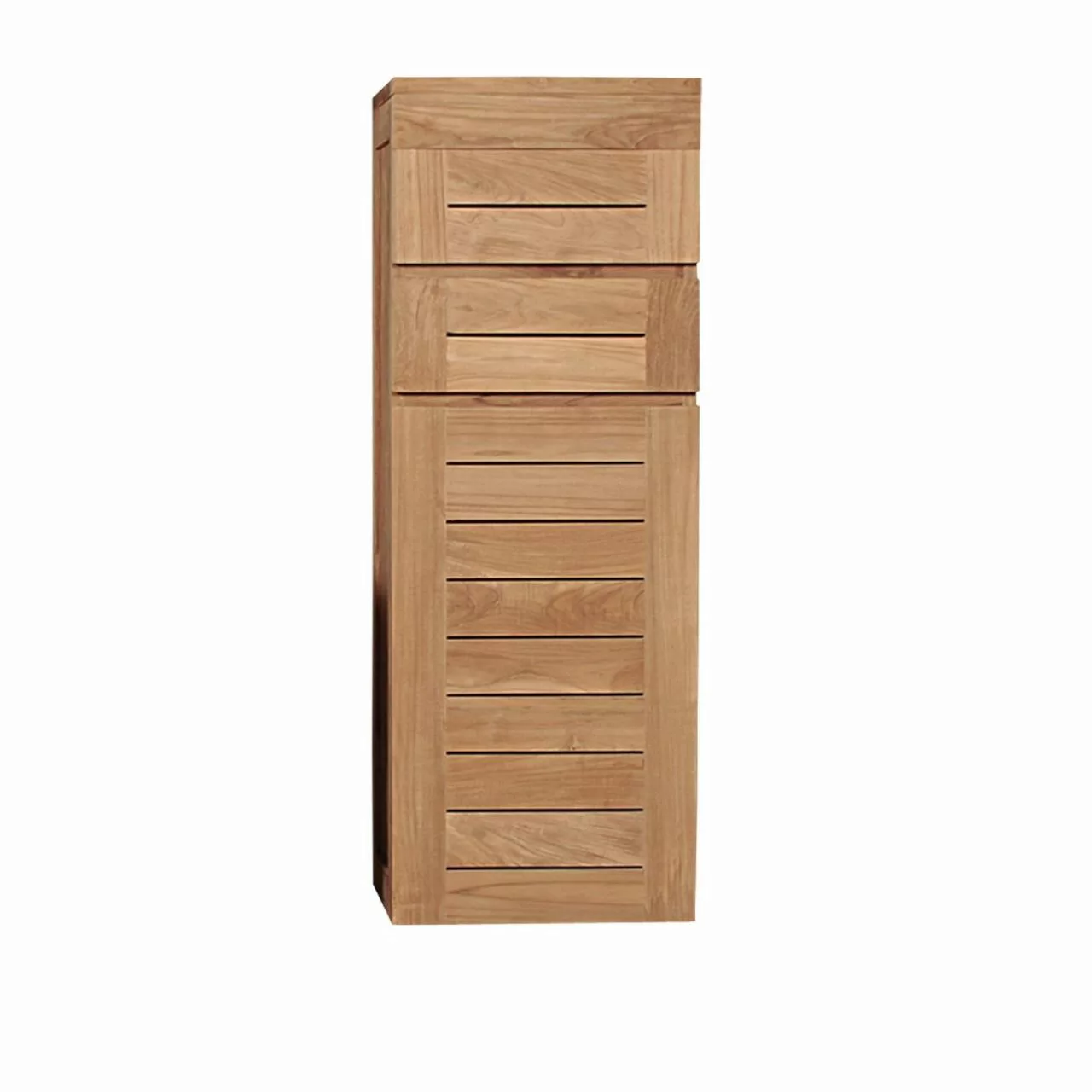 Badezimmerschrank Torsby Teak Massivholz Hangend günstig online kaufen