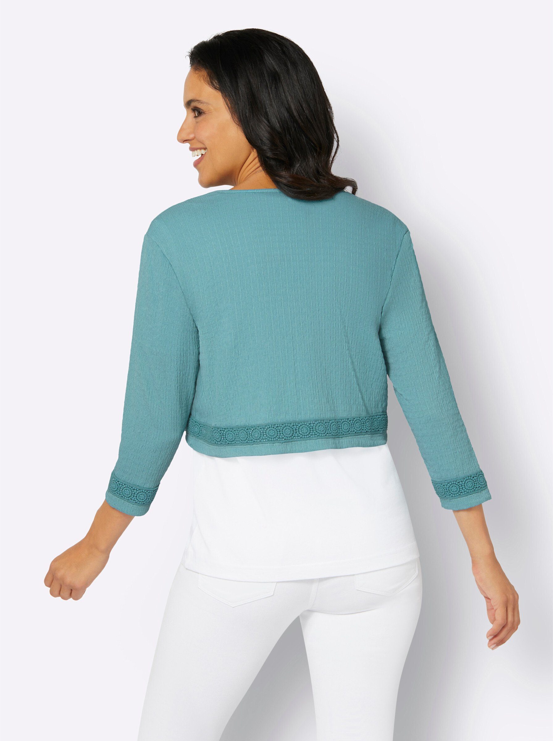 Inspirationen Shirtjacke "Shirtbolero", (1 tlg.) günstig online kaufen