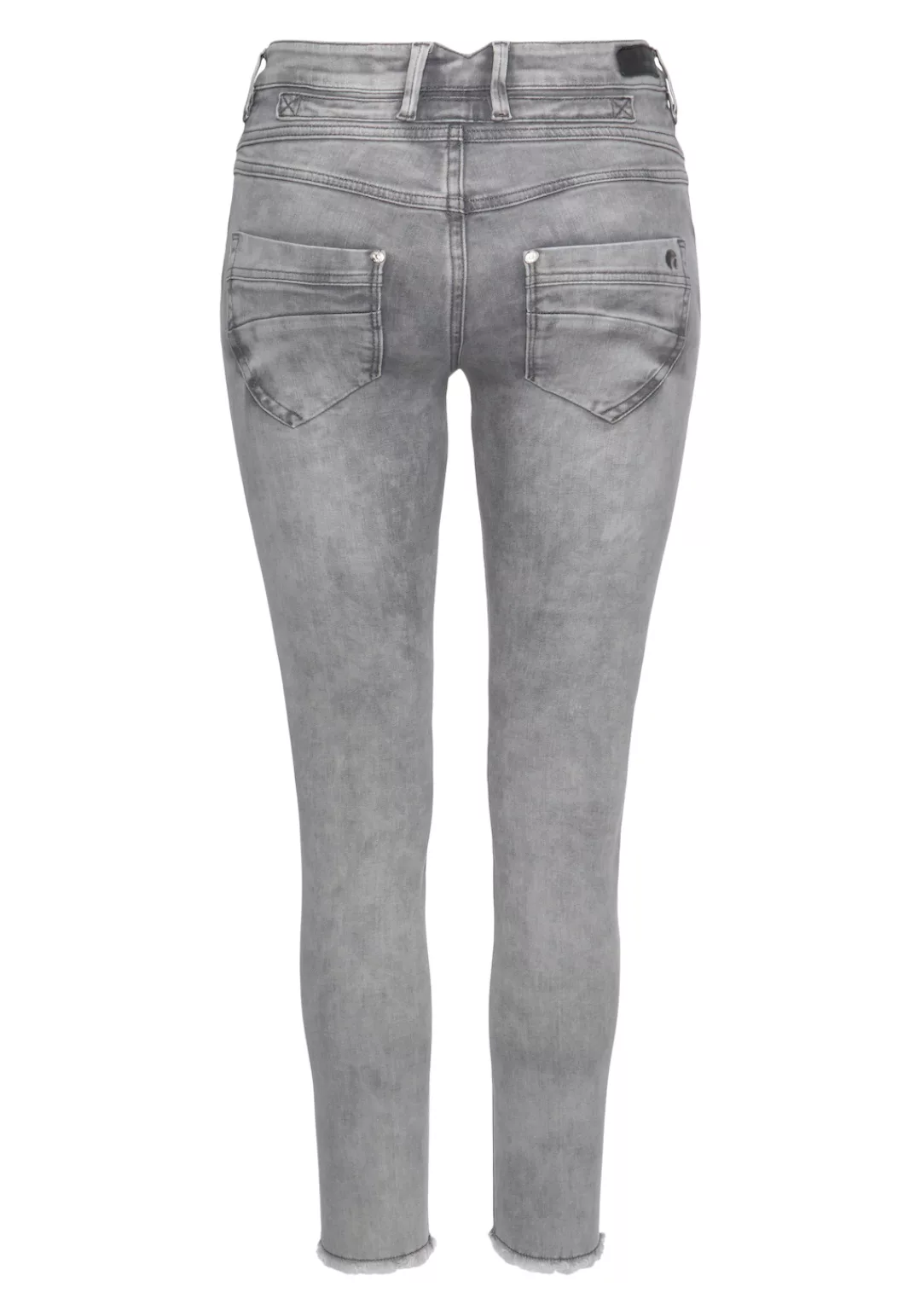 GANG Ankle-Jeans 94Medina mit leicht ausgefranster Kante am Saumabschluss günstig online kaufen