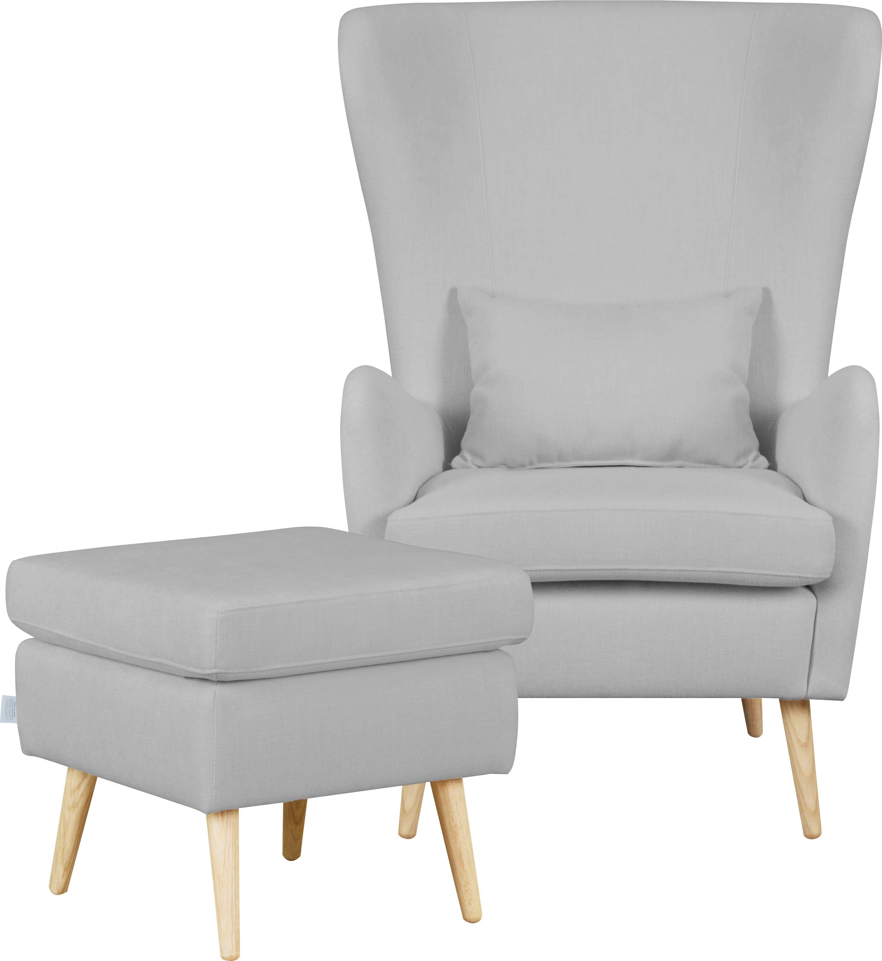 Guido Maria Kretschmer Home&Living Sessel "Sallito", incl. Hocker, in 6 Bez günstig online kaufen