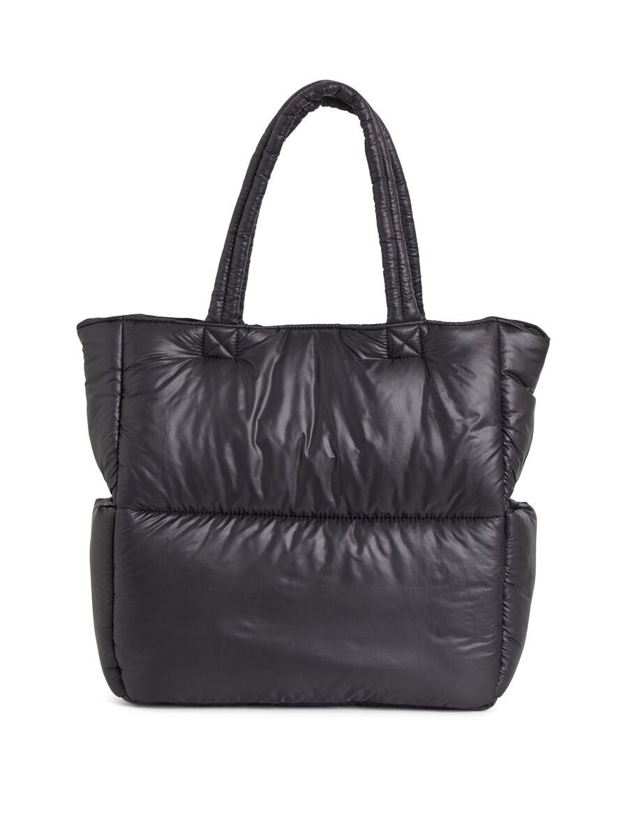 VILA Mittelgrosse Shopper Tasche Damen Schwarz günstig online kaufen