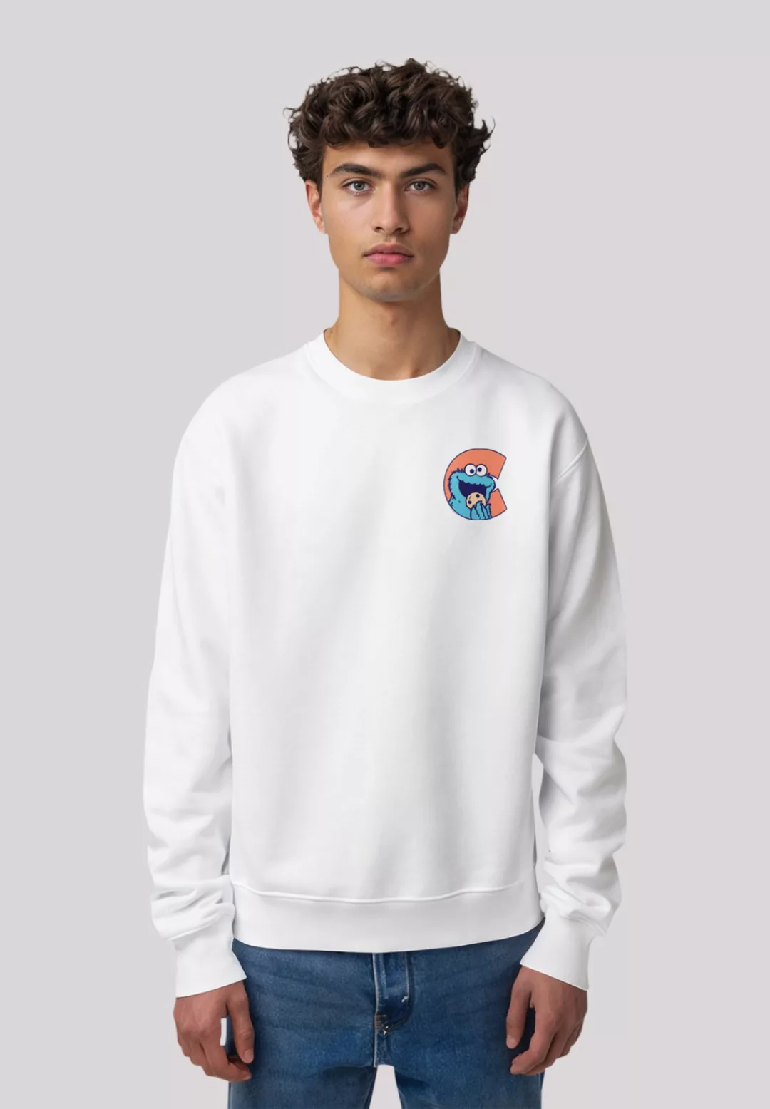 F4NT4STIC Sweatshirt "Sesamstraße Cookie Monster "C"", Premium Qualität günstig online kaufen