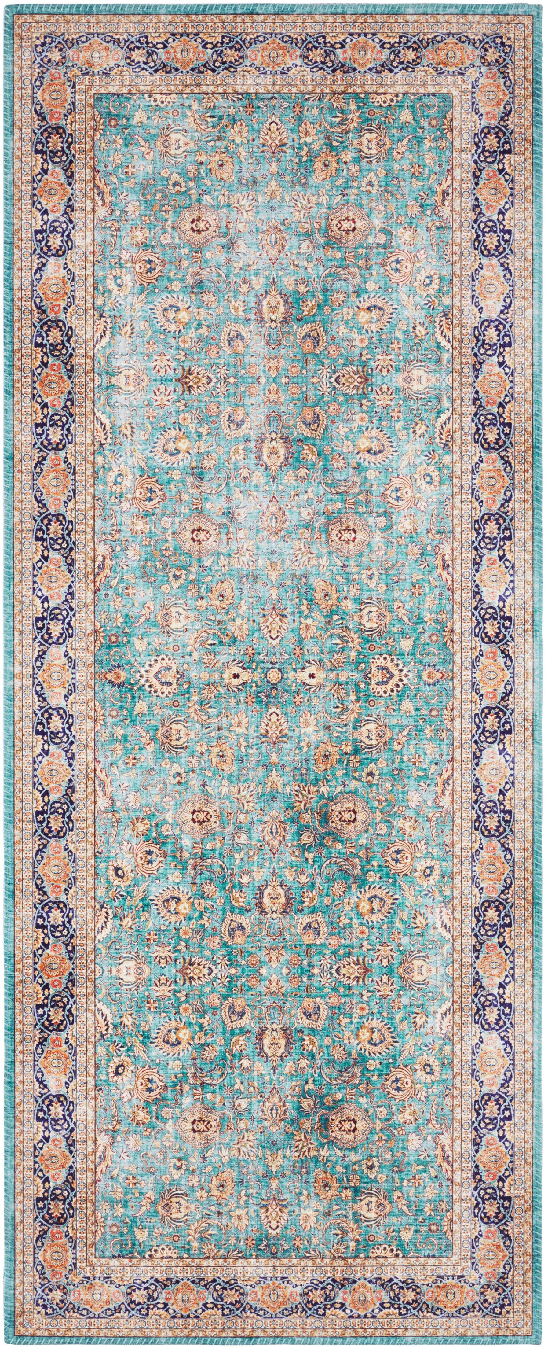 ELLE DECORATION Teppich »Keshan Maschad«, rechteckig, 5 mm Höhe, Orientalis günstig online kaufen