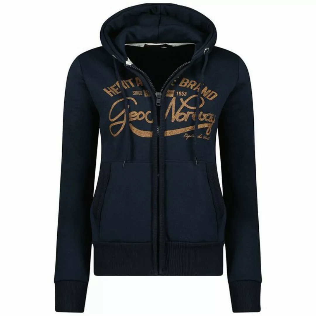 Geo Norway Sweatjacke Geo Norway Damen Sweat Jacke Hoodie Sweater Kapuzenpu günstig online kaufen