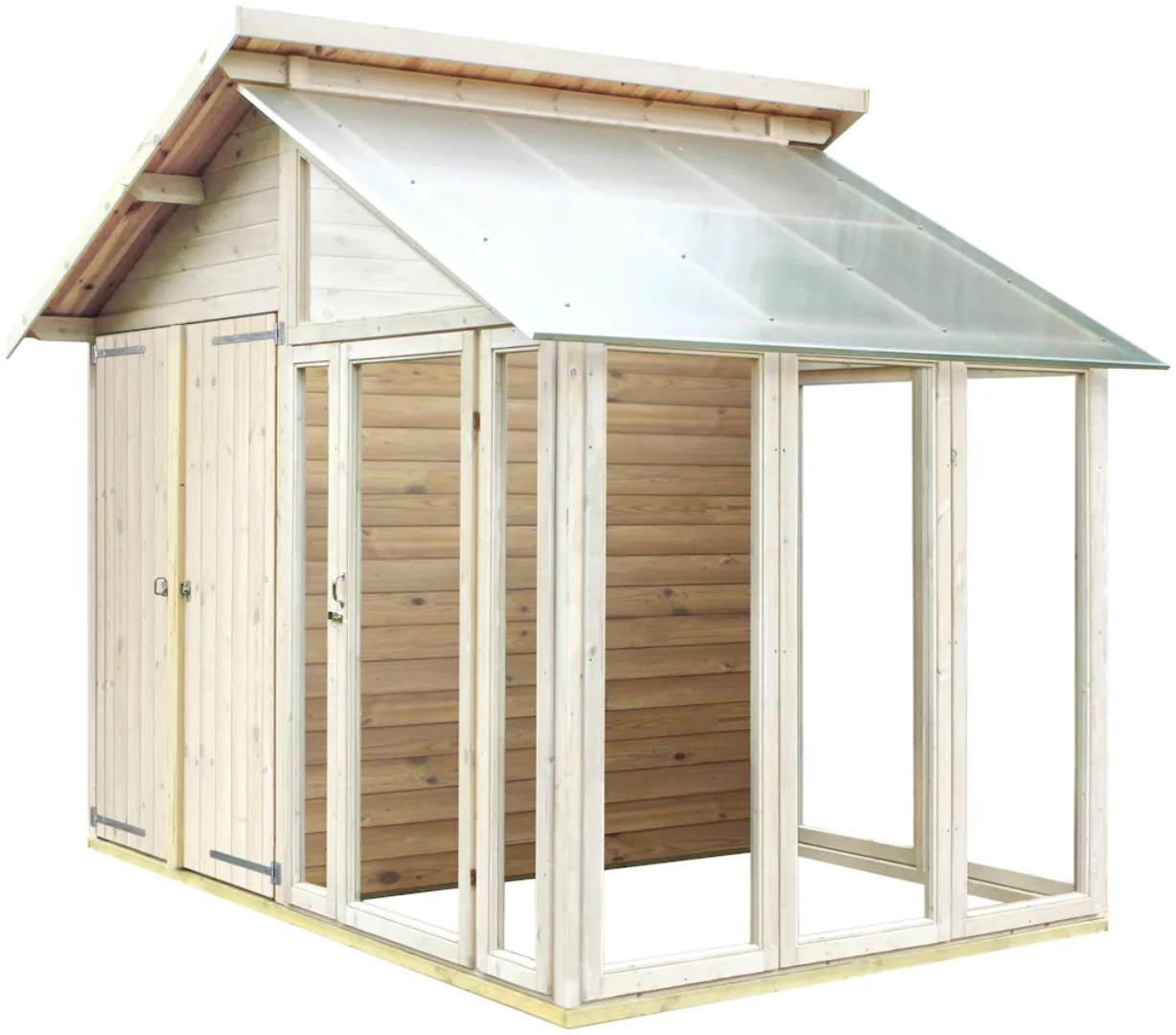 PLUS Gartenhaus, (Packung), Abstellraum / Gewächshaus 6,6 m², praktisch, un günstig online kaufen