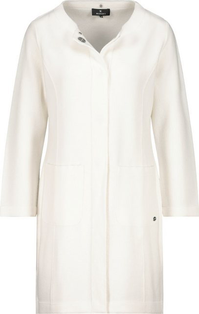 Monari Outdoorjacke Strickjacke mit abnehmbarem Schmuckeinsatz off-white günstig online kaufen