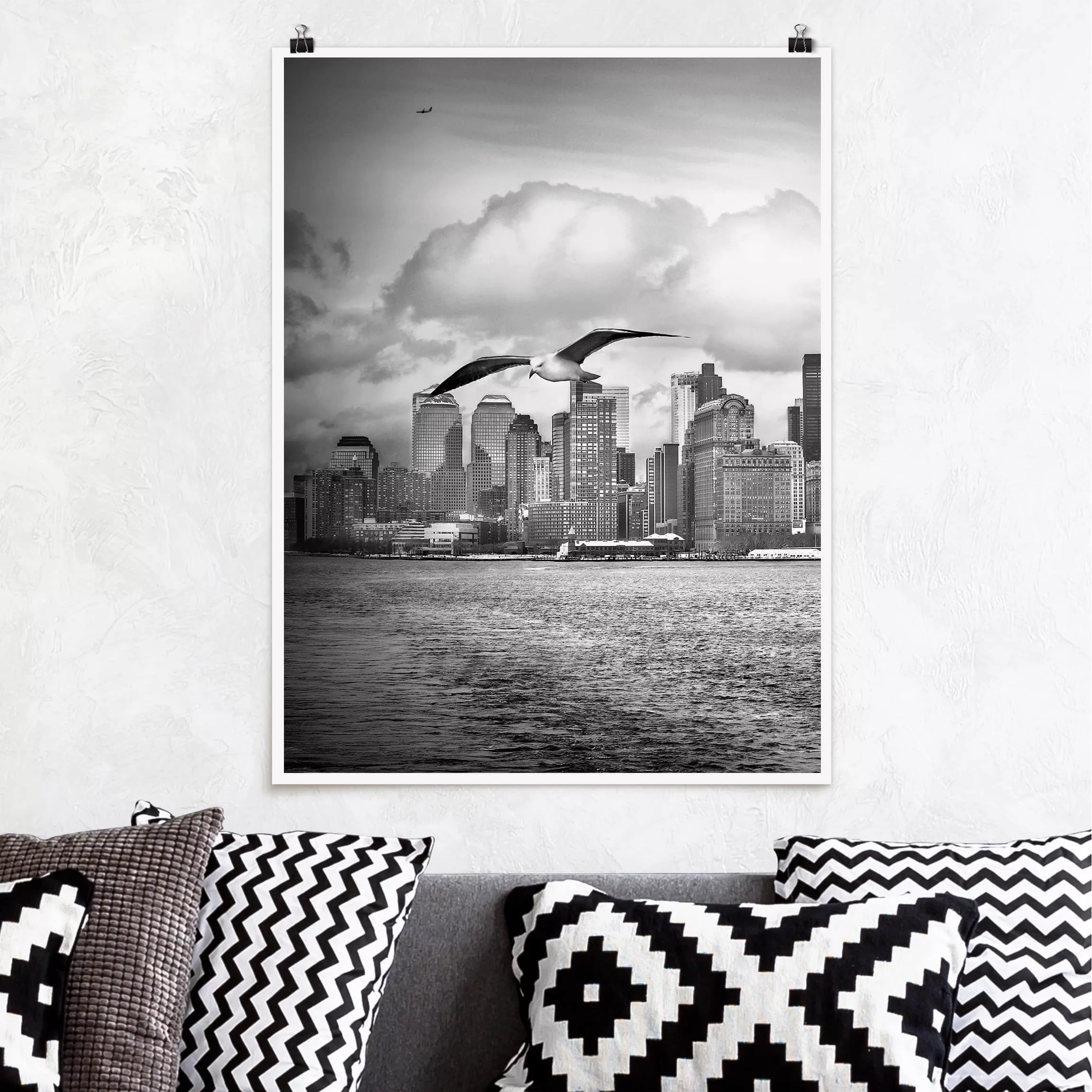 Poster Architektur & Skyline - Hochformat No.YK1 New York II günstig online kaufen