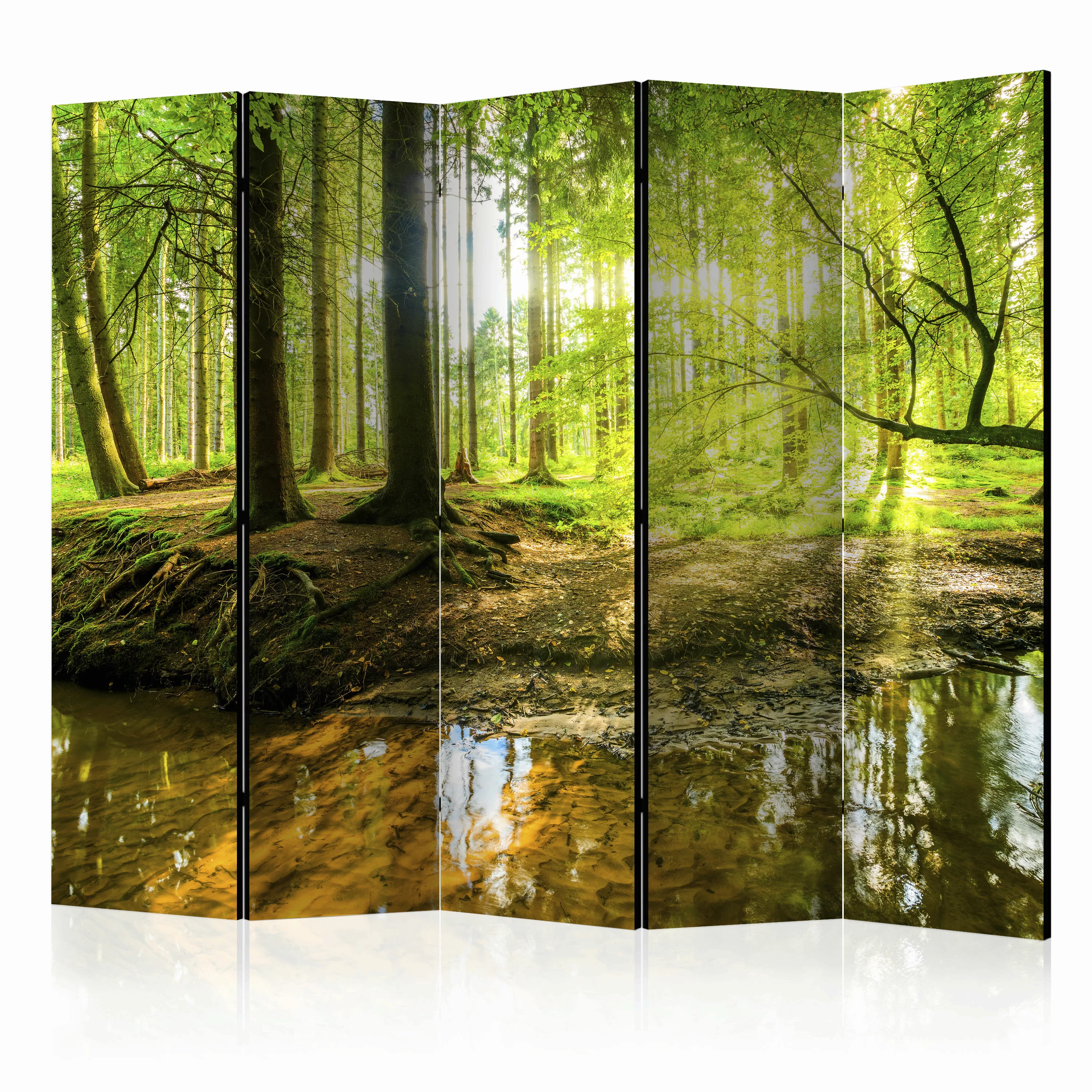 5-teiliges Paravent - Forest Lake Ii [room Dividers] günstig online kaufen