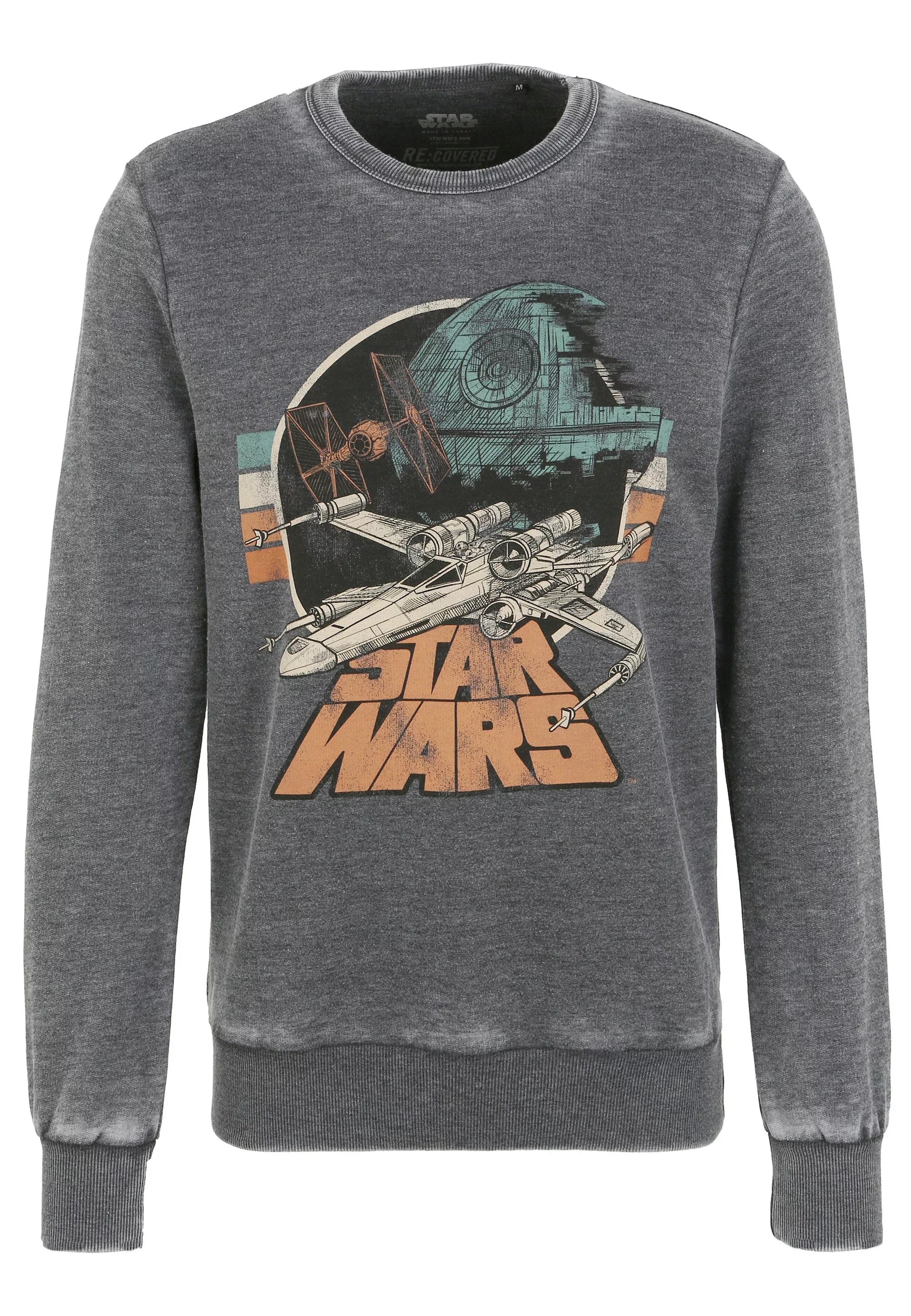 Recovered Sweatshirt "Star Wars Empire Strikes Back Retro X-Wing", im zeitl günstig online kaufen