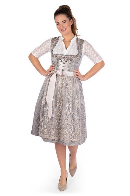 MarJo Dirndl Midi Dirndl 2tlg. - DISTELLA - haselnuss günstig online kaufen