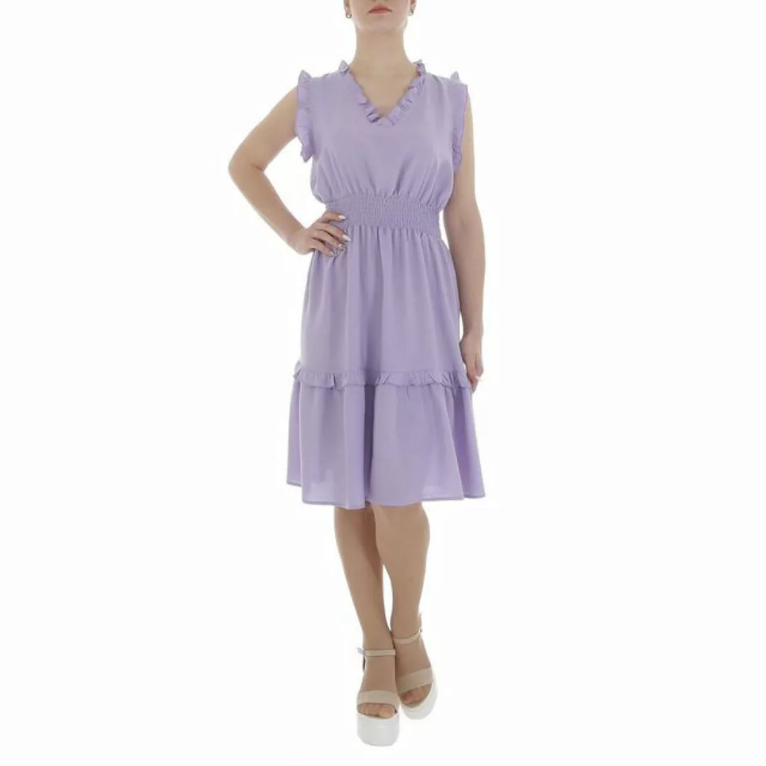 Ital-Design Sommerkleid Damen Freizeit Stufenkleid (85941325) Rüschen Somme günstig online kaufen