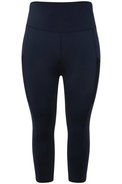 Ulla Popken Lederimitathose 3/4-Leggings wadenlang High Waist schnelltrockn günstig online kaufen