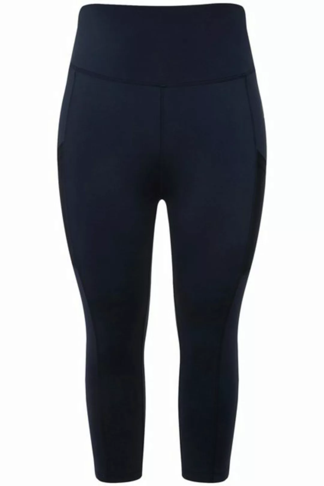 Ulla Popken Lederimitathose 3/4-Leggings wadenlang High Waist schnelltrockn günstig online kaufen