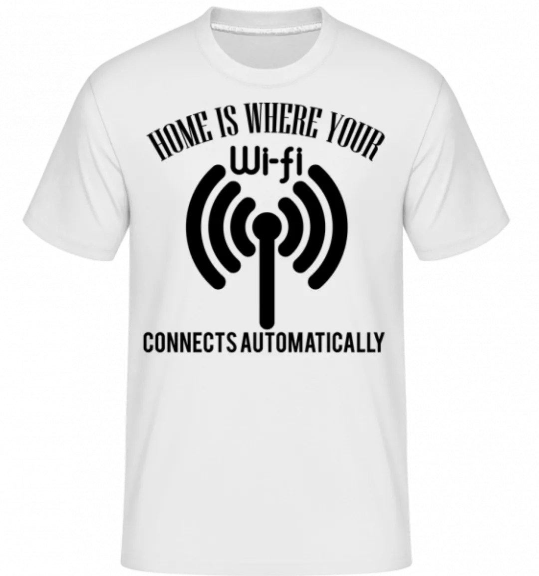 When The Wifi Connects · Shirtinator Männer T-Shirt günstig online kaufen