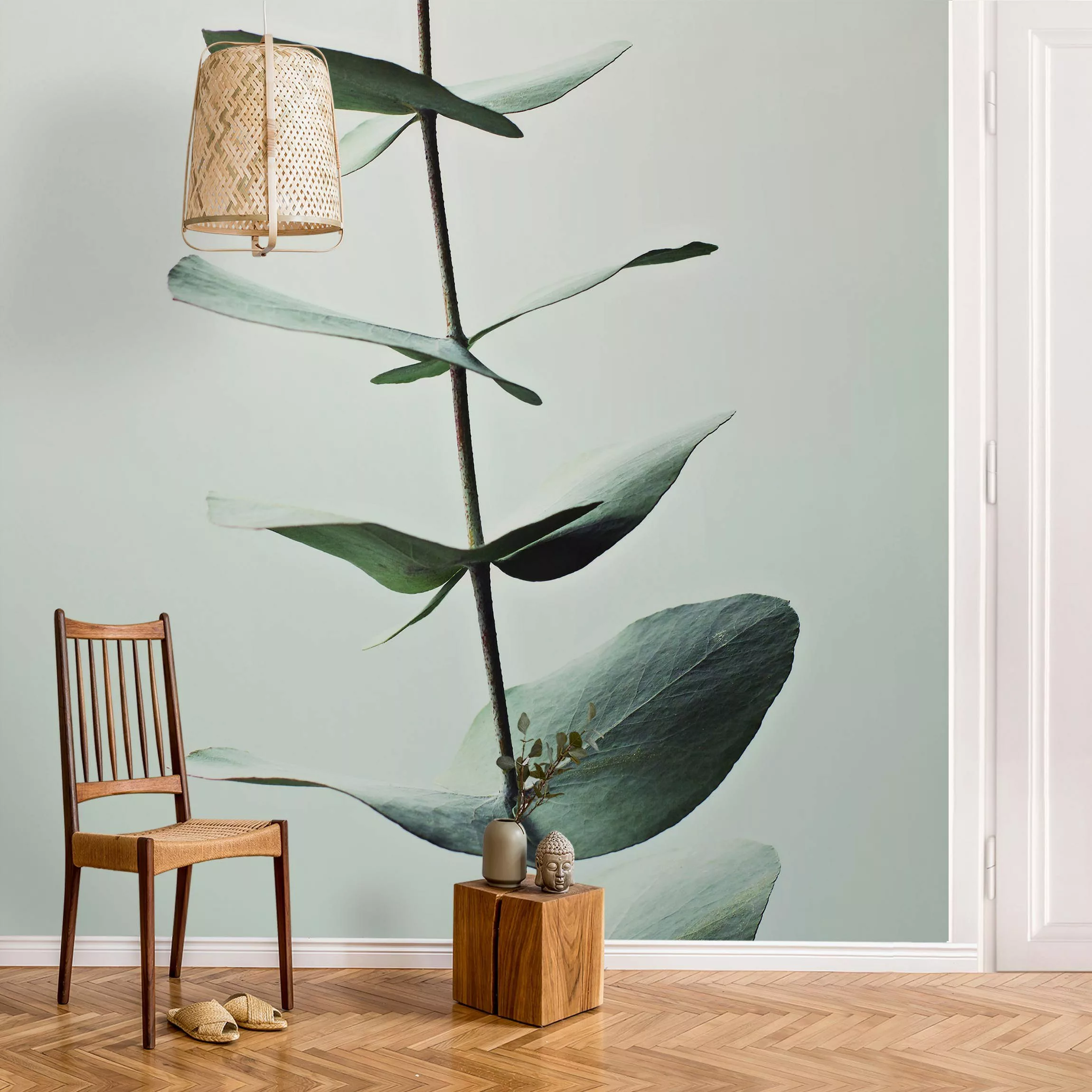 Fototapete Symmetrischer Eukalyptuszweig günstig online kaufen