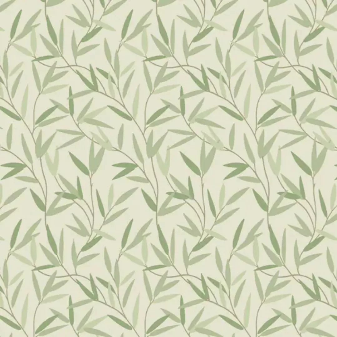 Laura Ashley Vliestapete Willow Leaf Natural 10,05 x 0,52 m günstig online kaufen