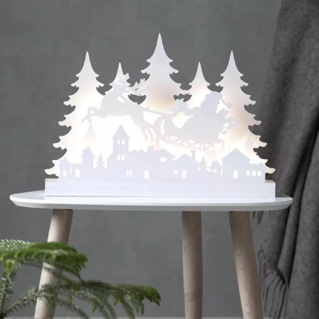 LED-Dekoleuchte Grandy Weihnachtsmann, Länge 42cm günstig online kaufen