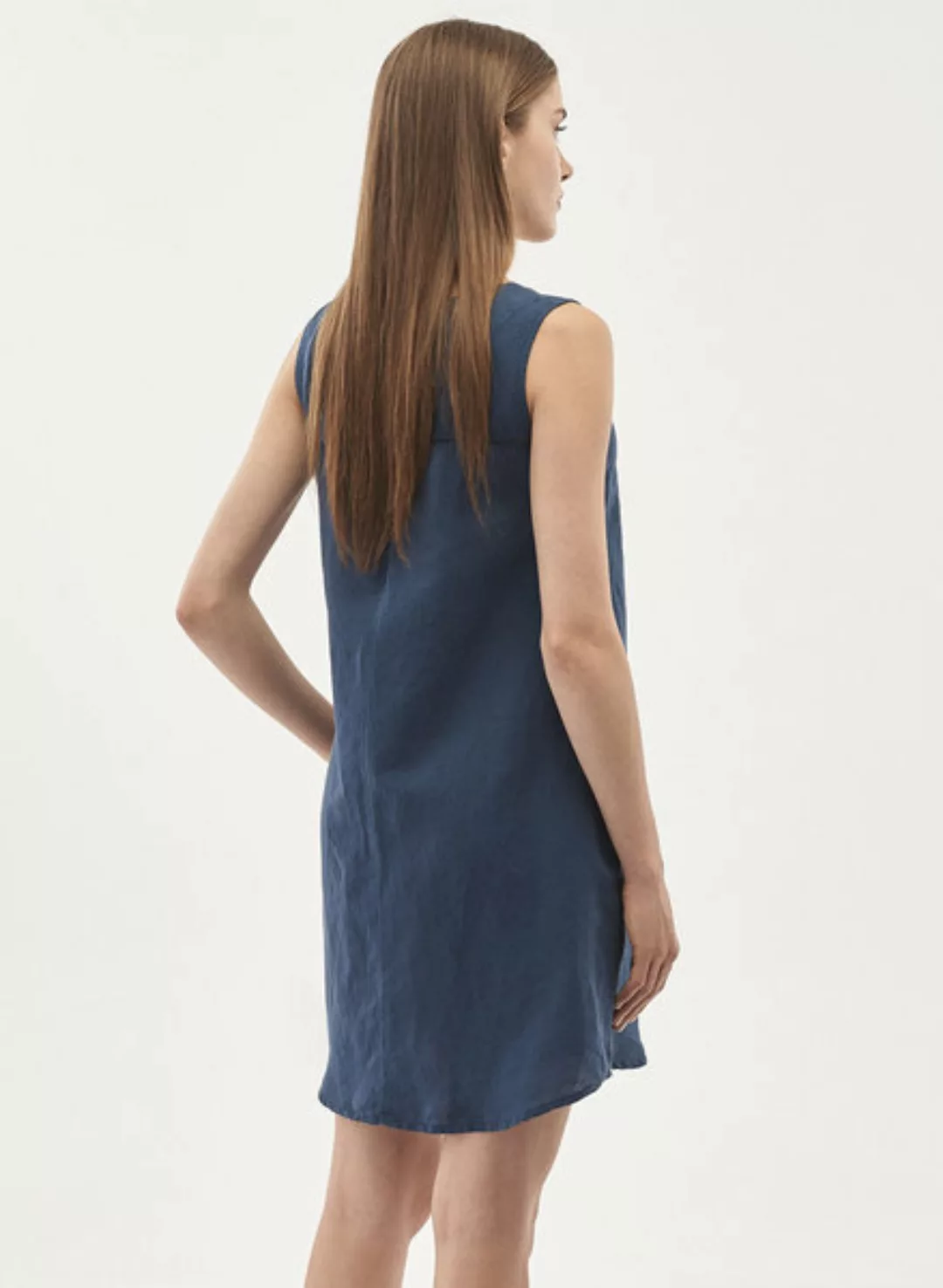 Kleid Aus Leinen-mix günstig online kaufen