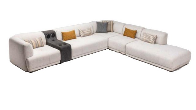 JVmoebel Ecksofa Modulsofa Ecksofa L form Stoffsofa Polstersofa Couch Sofa günstig online kaufen