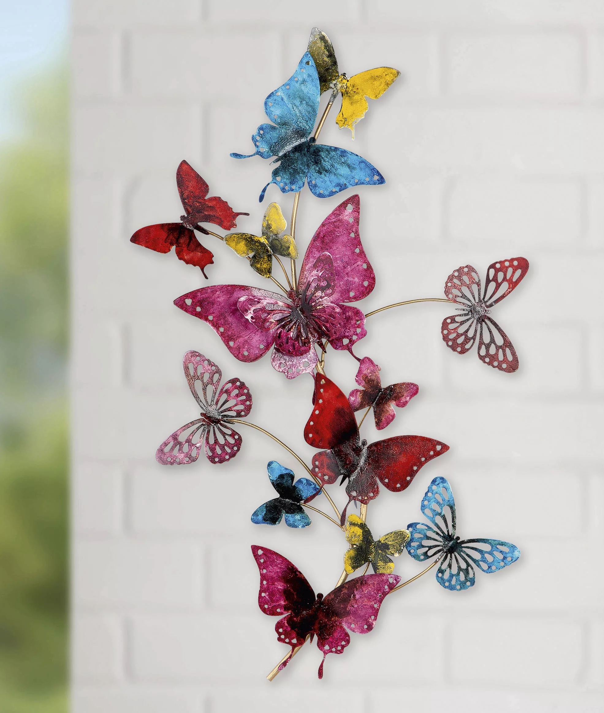 GILDE Wanddekoobjekt "Wandrelief Butterflies" günstig online kaufen