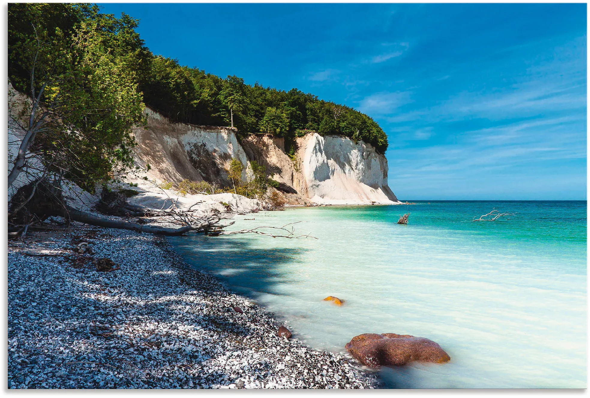 Artland Wandbild "Kreidefelsen auf der Insel Rügen III", Küste, (1 St.), al günstig online kaufen