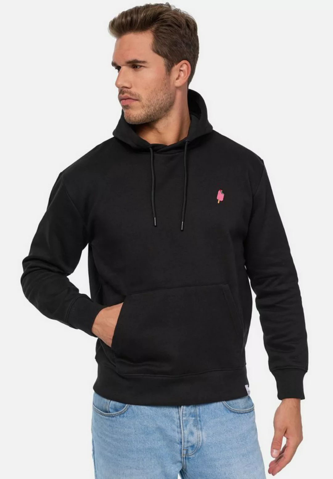 MIKON Hoodie Eis GOTS zertifizierte Bio-Baumwolle günstig online kaufen