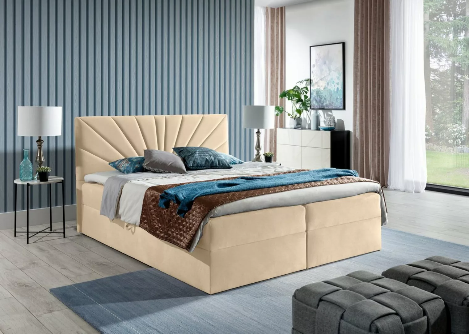 99rooms Boxspringbett Zenturio (Schlafzimmerbett, Bett), Design günstig online kaufen