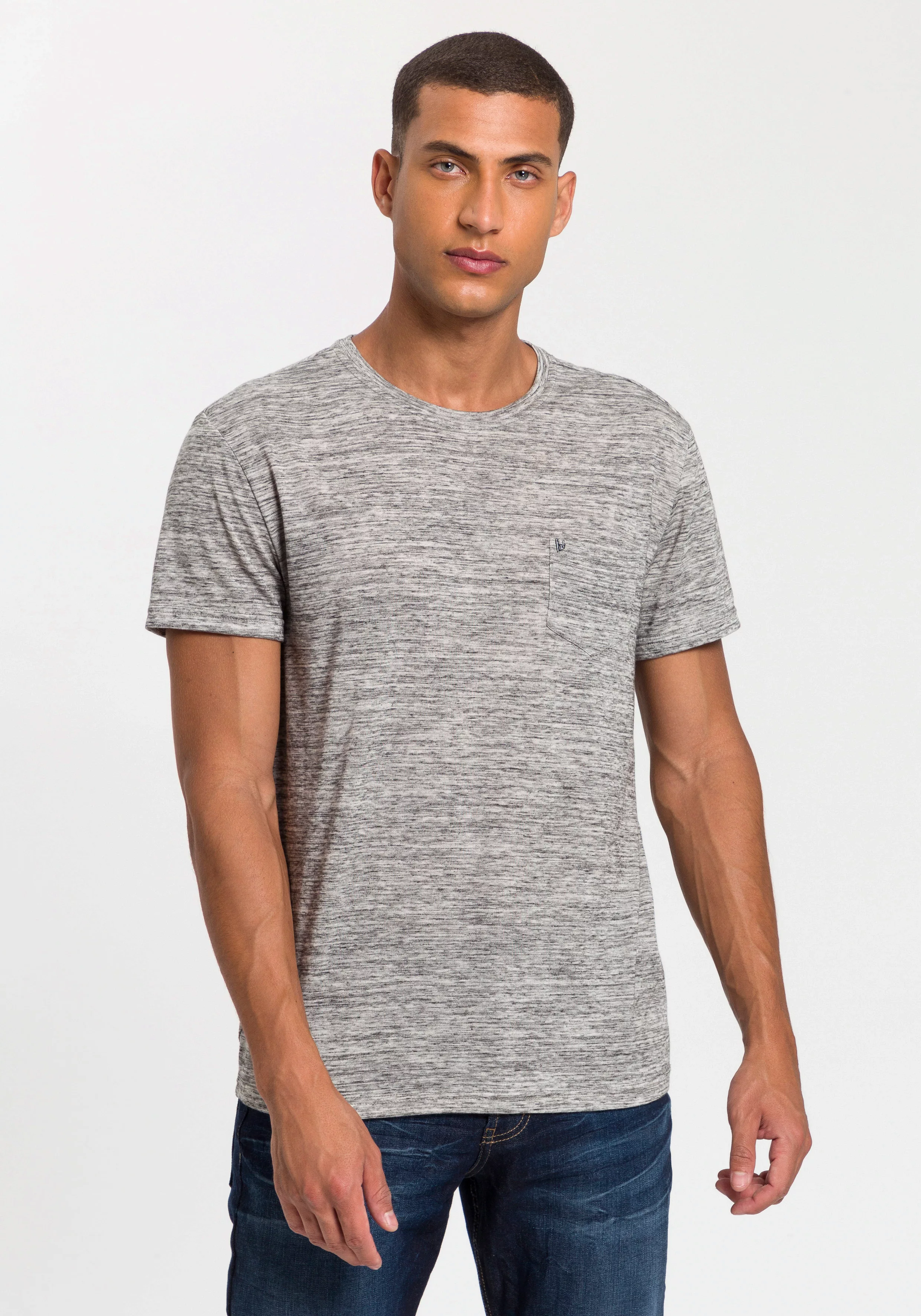 Bruno Banani T-Shirt Kurzarm, Slim Fit, unifarben, Rundhalsausschnitt günstig online kaufen