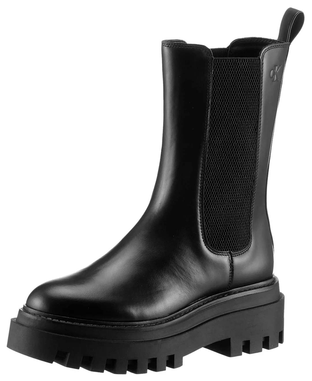 Calvin Klein Jeans Chelseaboots "FLATFORM CHELSEA BOOT MG LTH", Stiefelette günstig online kaufen