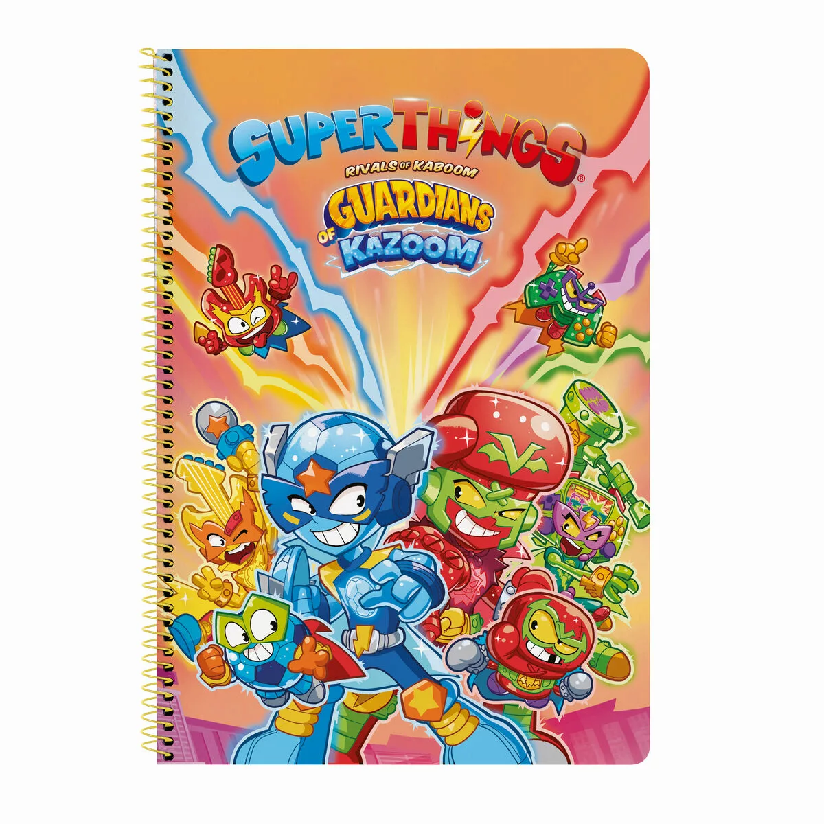 Notizbuch  Superthings Guardians Of Kazoom Lila Gelb A4 günstig online kaufen