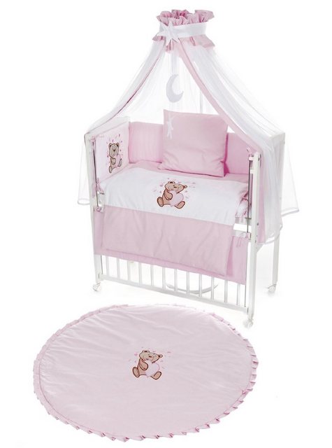 Babyhafen Beistellbett Beistellbett Komplettbett Krabbeldecke Teddybär & Sc günstig online kaufen