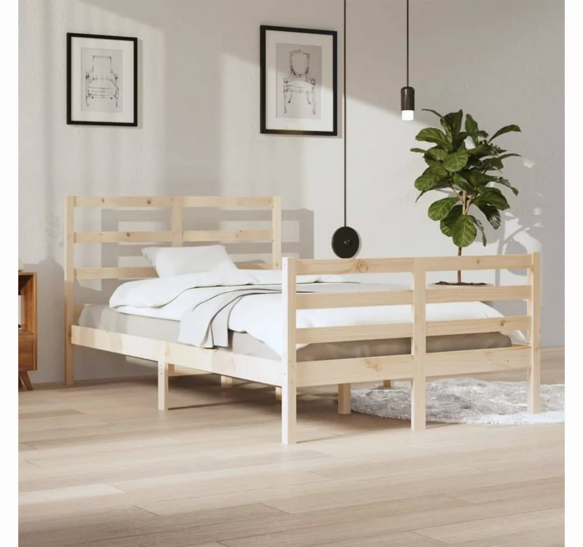 furnicato Bett Massivholzbett Kiefer 120x200 cm günstig online kaufen