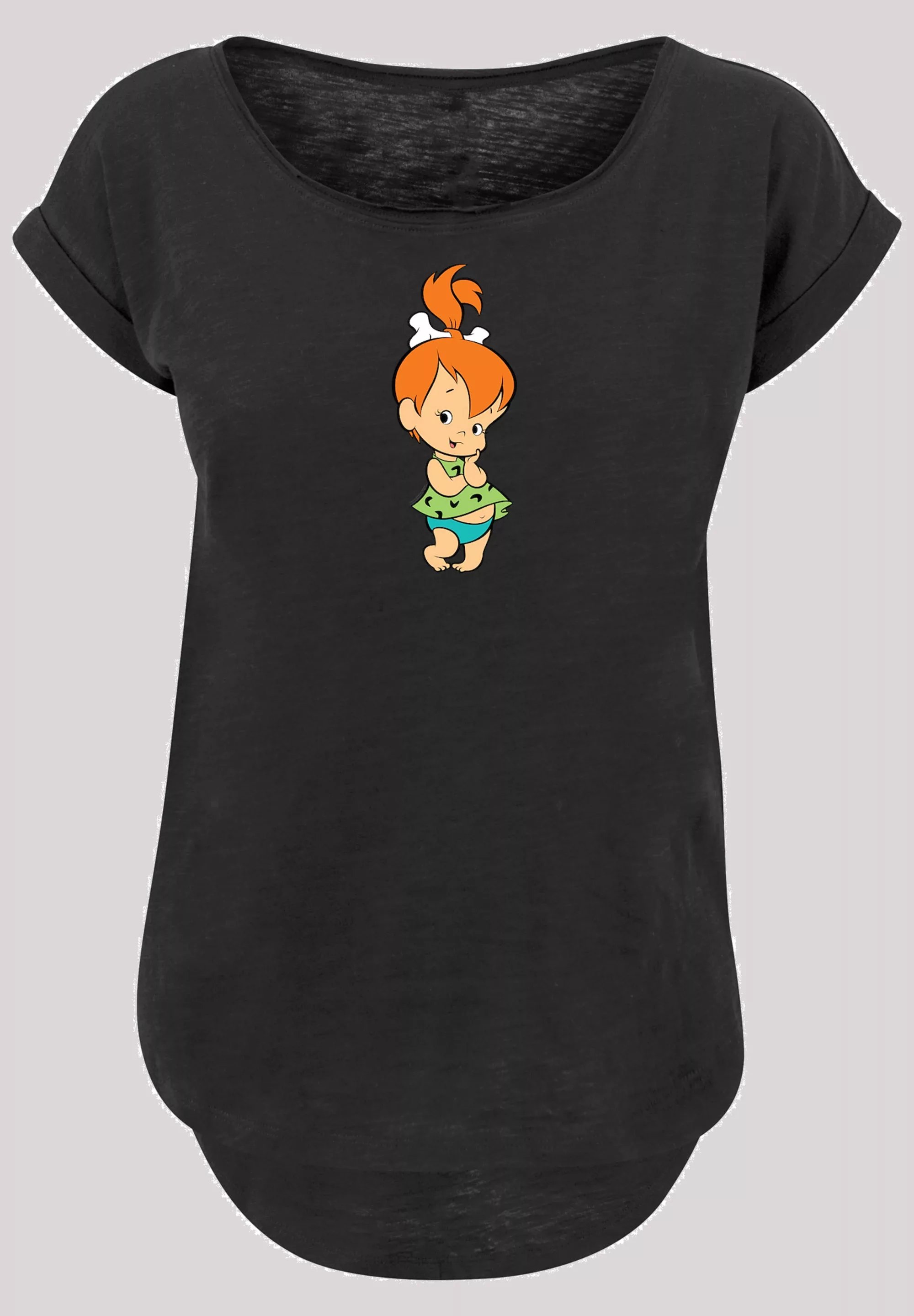 F4NT4STIC T-Shirt "Pebbles Feuerstein", Damen,Premium Merch,Lang,Longshirt, günstig online kaufen