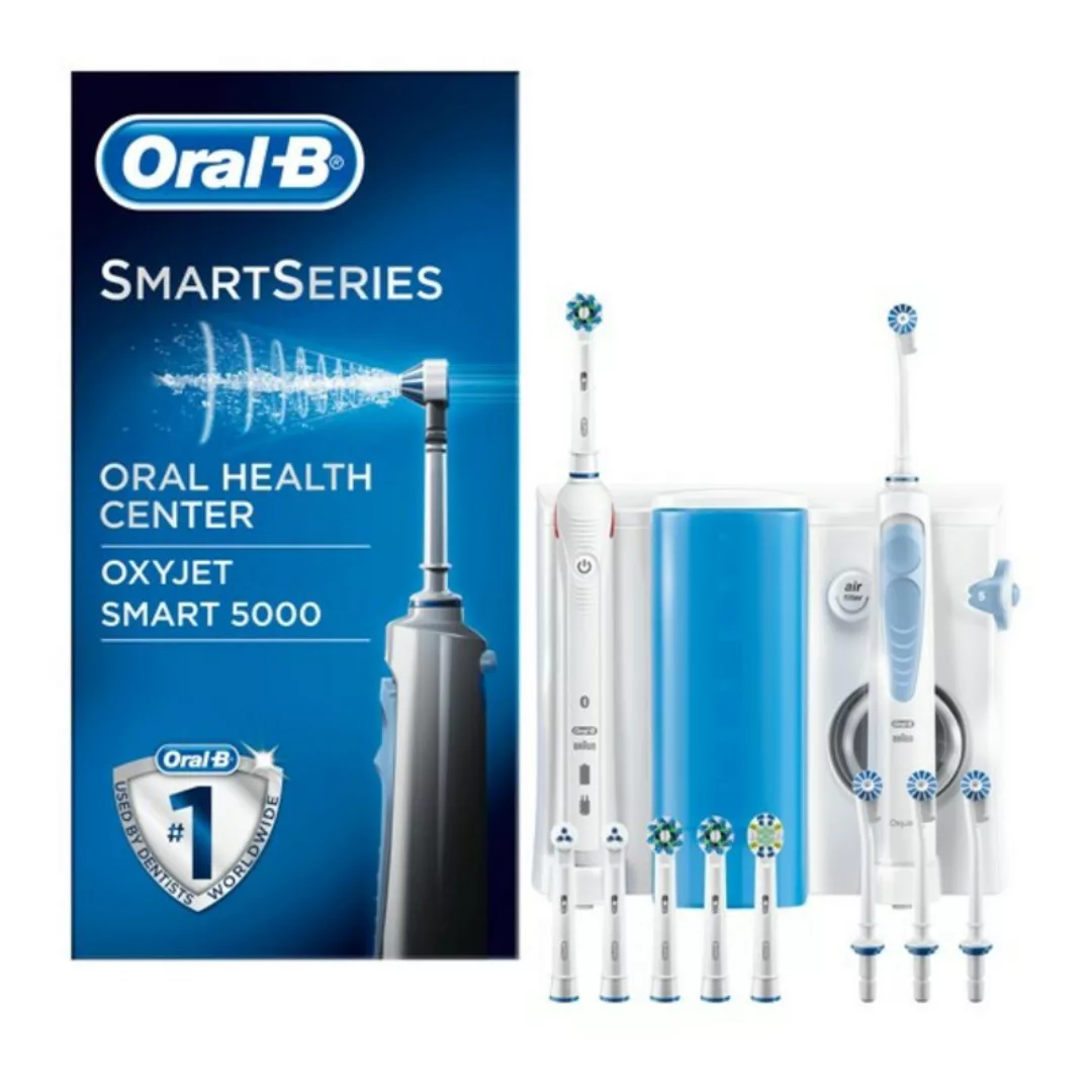 Elektrische Zahnbürste + Munddusche Oral-b Oc601 Bluetooth Weiß/blau günstig online kaufen