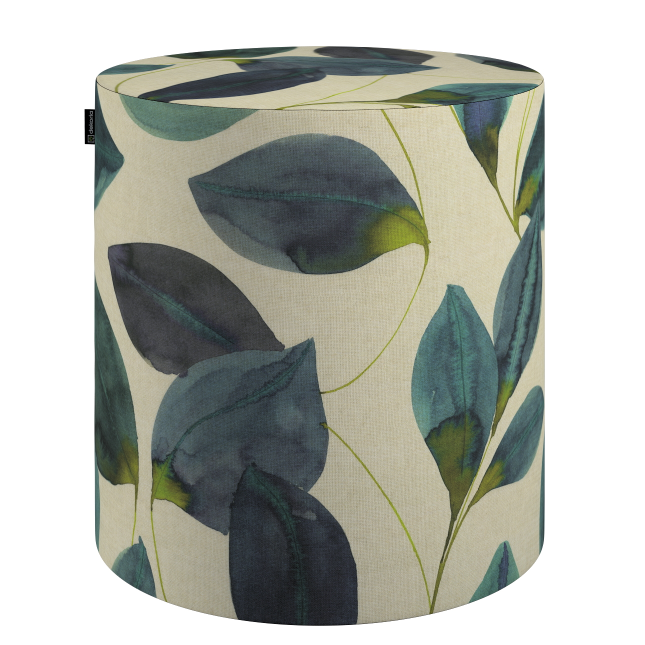 Pouf Barrel, grün-blau, ø40 cm x 40 cm, Gardenia (143-15) günstig online kaufen