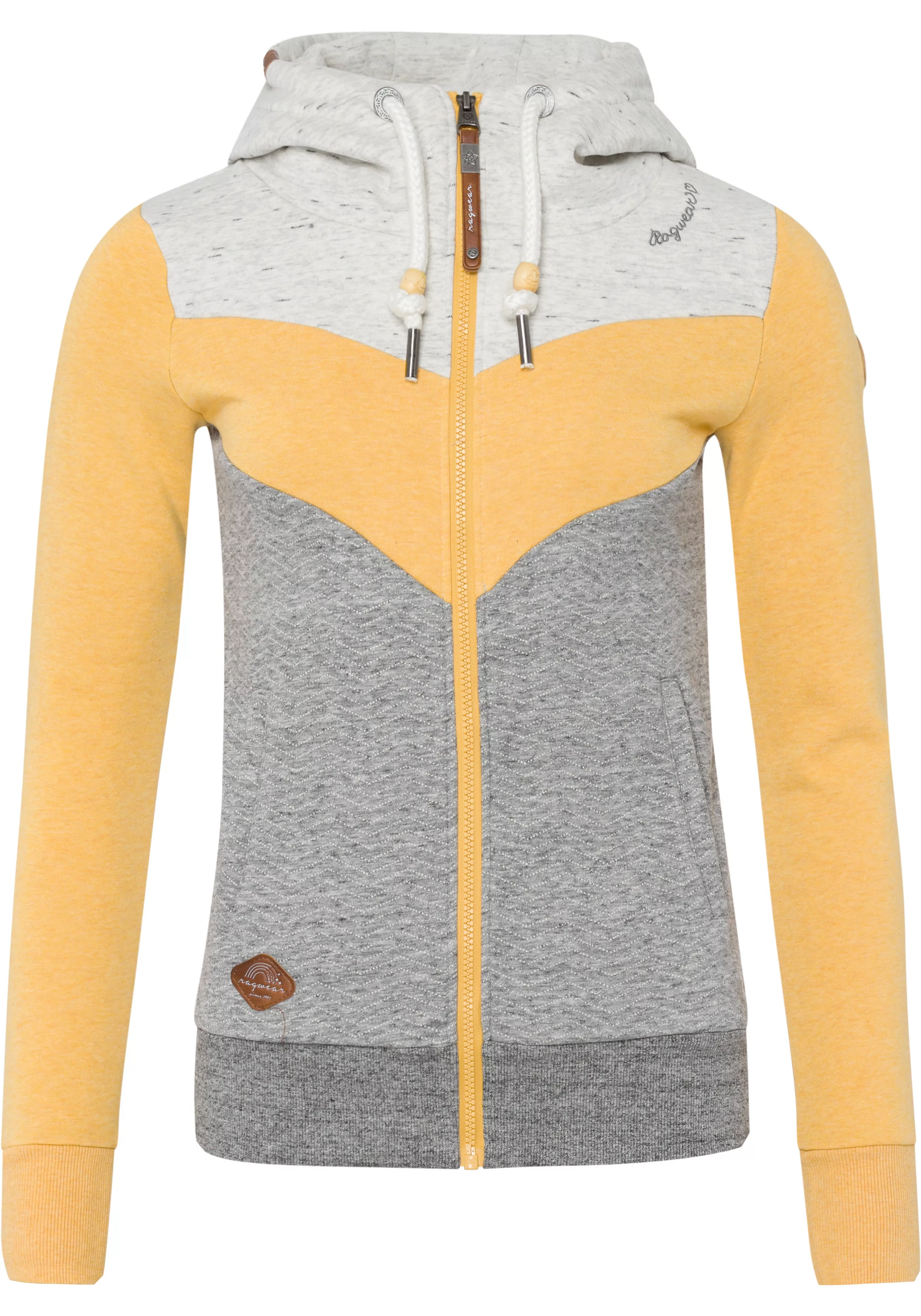 Ragwear Sweatjacke "TREGA ZIP O", im Colorblocking-Design günstig online kaufen