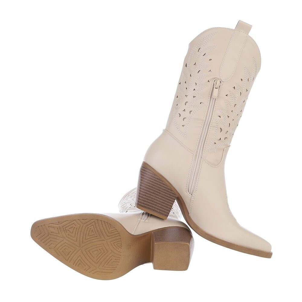 Ital-Design Damen Cowboyboots Western Westernstiefel (84160559) günstig online kaufen