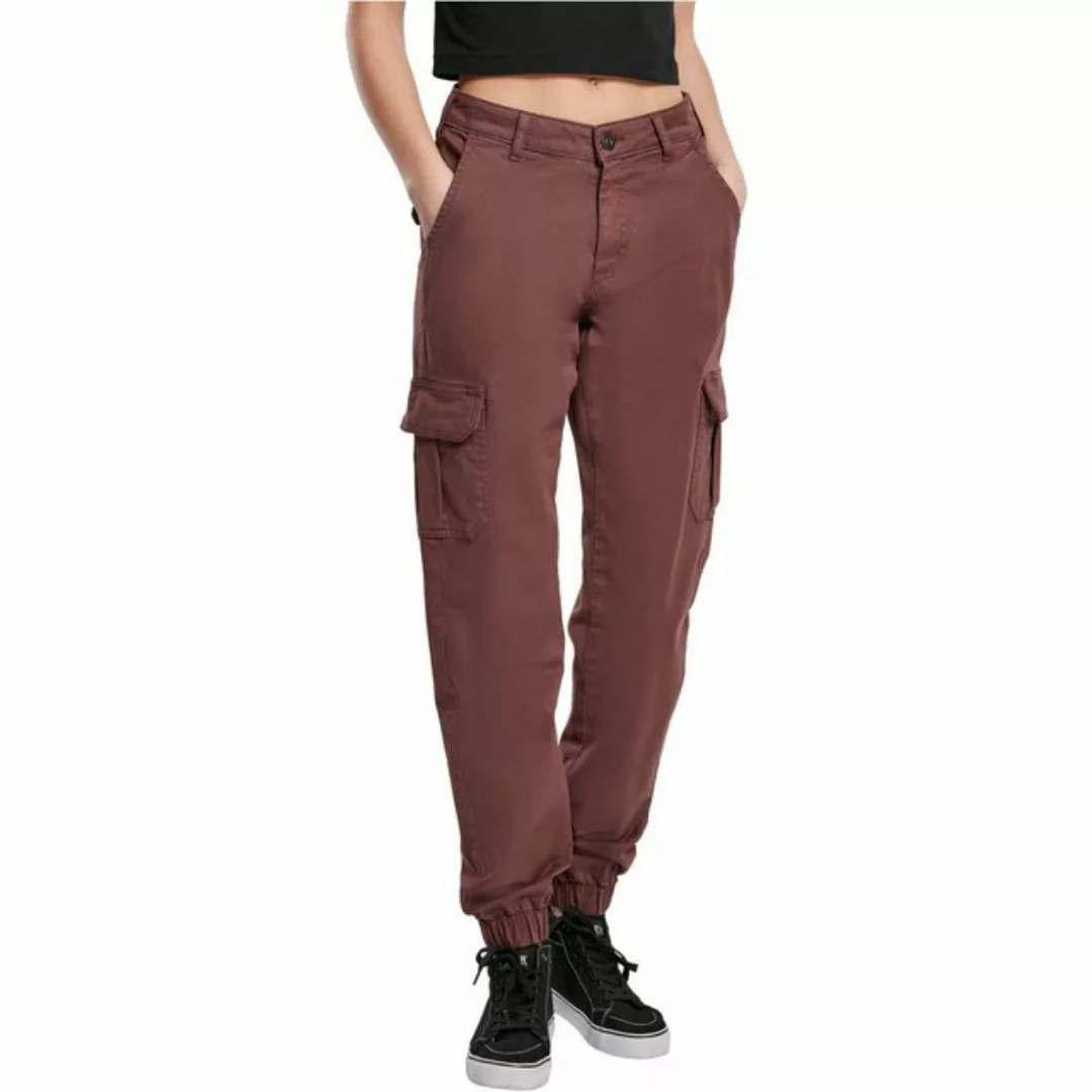 URBAN CLASSICS Cargohose "Urban Classics Damen Ladies High Waist Cargo Pant günstig online kaufen