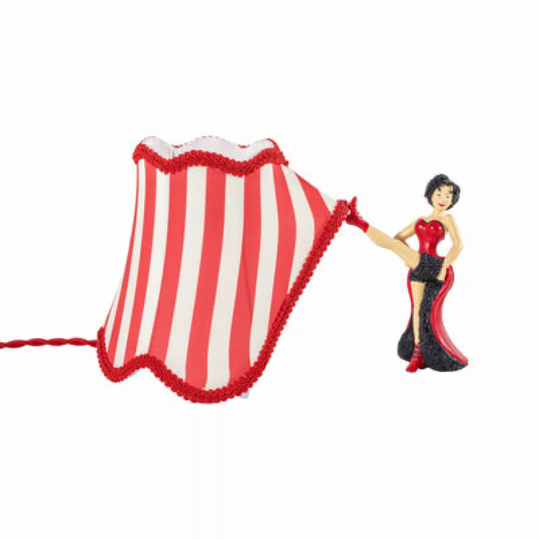Tischleuchte Circus Abatjour - Lucy textil rot - Seletti - Rot günstig online kaufen