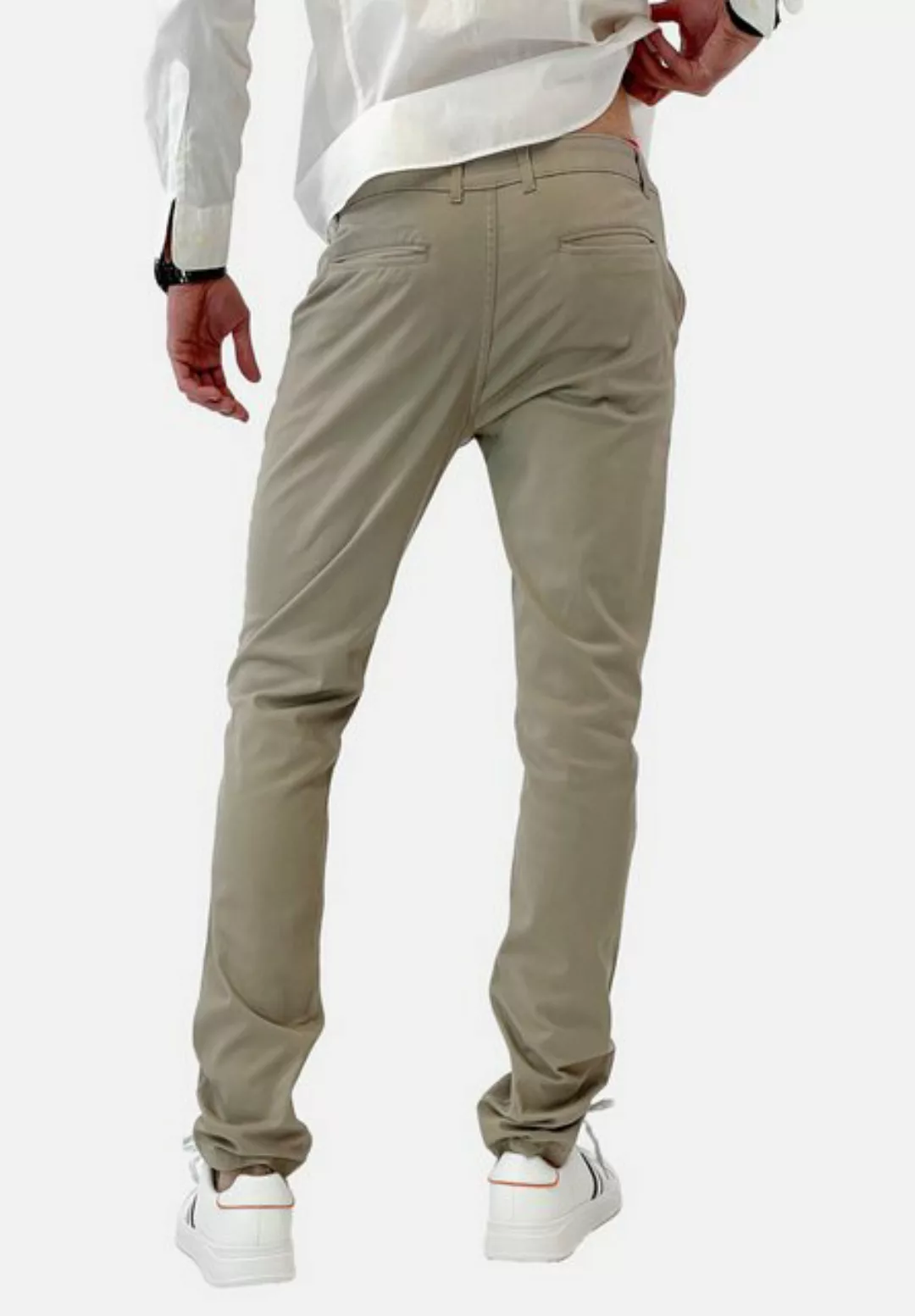 Elara Chinohose Elara Herren Chino Hose Slim Fit Stretch (1-tlg) günstig online kaufen