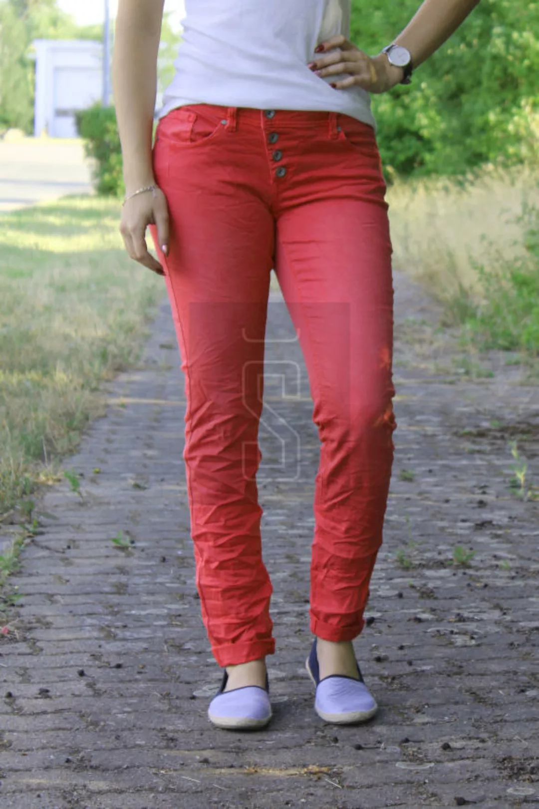 Buena Vista Damen Jeans Malibu stretch Twill sharon rose günstig online kaufen